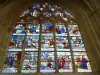 Saint-Florentin - Intérieur de l'église Saint-Florentin : vitrail