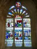 Saint-Florentin - Intérieur de l'église Saint-Florentin : vitraux