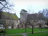 Saint-Gabriel priory - Former priory (horticultural education centre), lawns and trees