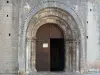 Saint-Guilhem-le-Désert - Portaal van de abdijkerk (Gellone Abdij)