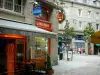 Saint-Malo - Gesloten stad: winkels en gebouwen van de oude ommuurde stad Saint-Malo