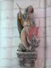 Saint-Quentin - Inside Saint-Quentin basilica: statue