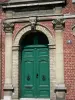 Saint-Quentin - Door of the mansion of the Academic Society of Saint-Quentin