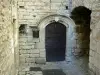 Sainte-Enimie - Porta di una casa di pietra