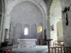 Sainte-Jalle教堂 - 罗马式教堂Notre-Dame-de-Beauvert的内部：唱诗班