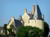 Sainte-Suzanne - Château de Sainte-Suzanne : tour du logis de Fouquet de la Varenne