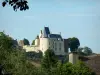 Sainte-Suzanne - Vista do Château de Sainte-Suzanne: Fouquet de la Varenne aloja o Centro de Interpretação da Arquitetura e do Patrimônio (CIAP)
