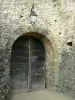 Sainte-Suzanne - Entrance door of the castle