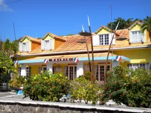 Les Saintes - Alcalde de y sus alrededores con flores Terre -de - Haut