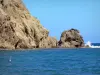 Les Saintes - Côte rocheuse et mer