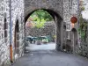 Salers - Martille de deur, een overblijfsel van de oude middeleeuwse omwalling