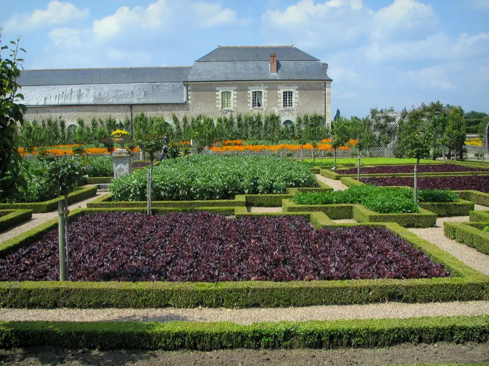 Bilder Schloß und Gärten von Villandry 33 Qualitätsbilder in hoher