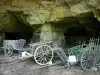 Schloss von Valençay - Schlosspark: Tuffstein Grotte und Karren