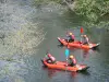 Schluchten des Allier - Kanufahren auf dem Fluss Allier