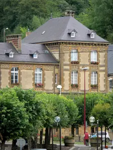 Sedan - Oberschule Elisabeth de Nassau und Bäume des Platzes Nassau