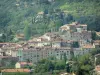 Seillans - View of the houses of the village