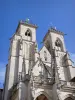 Semur-en-Auxois - Façade de la collégiale Notre-Dame