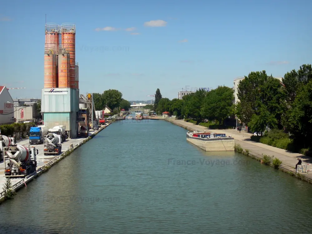 Guía de Sena-Saint Denis - Canal de San Dionisio - Vista del canal y sus alrededores.