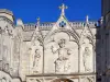 Sens - Detail van de westgevel van de Stephansdom