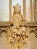 Sens - All'interno della cattedrale di Saint-Étienne: Madonna col Bambino