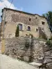 Simiane-la-Rotonde - Façade d'une maison