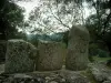 Site archéologique de Filitosa - Statues-menhirs et arbres