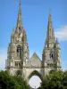 Soissons - Ehemalige Abtei Saint-Jean-des-Vignes: Fassade der Abteikirche