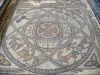 Sorde-l'Abbaye - Intérieur de l'église abbatiale Saint-Jean de Sorde : mosaïque romane du choeur