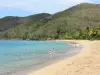 Strand der Großen Bucht von Deshaies - Führer für Tourismus, Urlaub & Wochenende in Guadeloupe