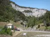 Strasse Combe Laval - Regionaler Naturpark des Vercors: Col de la Machine, im Vercors-Massiv