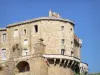 Suze-la-Rousse castle - Facade of the medieval castle