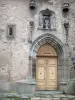 Thiers - Portaal van de kerk van St. John