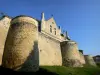 Thouars - Palast Tyndo und Befestigungsmauern (Stadtmauern)