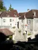 Tonnerre - Wasplaats La Fosse Dionne en huizen in de oude stad
