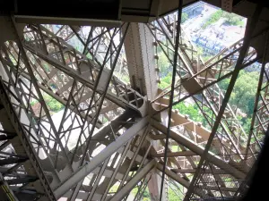 Tour Eiffel - Détail de la structure de la tour