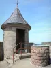 Tour de Masseret - Sommet de la tour avec sa table d'orientation