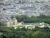 Tour Montparnasse - Vue sur le palais du Luxembourg et ses jardins depuis le 59ème étage