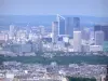 Tour Montparnasse - Vue sur les tours de la Défense depuis le 59ème étage
