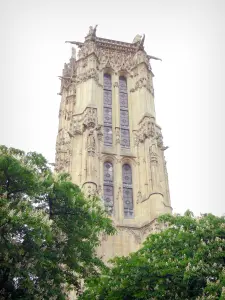 Tour Saint-Jacques - Vue sur le sommet de l'ancien clocher