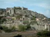 Trigância - Castelo feudal com vista para as casas da aldeia (Parque Natural Regional de Verdon)