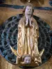 Triptychen von Ternant - Einzelheit der Mitteltafel (Maria Himmelfahrt) des Retabels der Heiligen Jungfrau (flämischer Triptychon), in der Kirche Saint-Roch