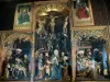 Triptychs of Ternant - Altarpiece of the Passion (Flemish triptych), in the Saint-Roch church