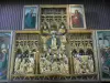 Triptyques de Ternant - Retable de la Vierge (triptyque flamand), dans l'église Saint-Roch