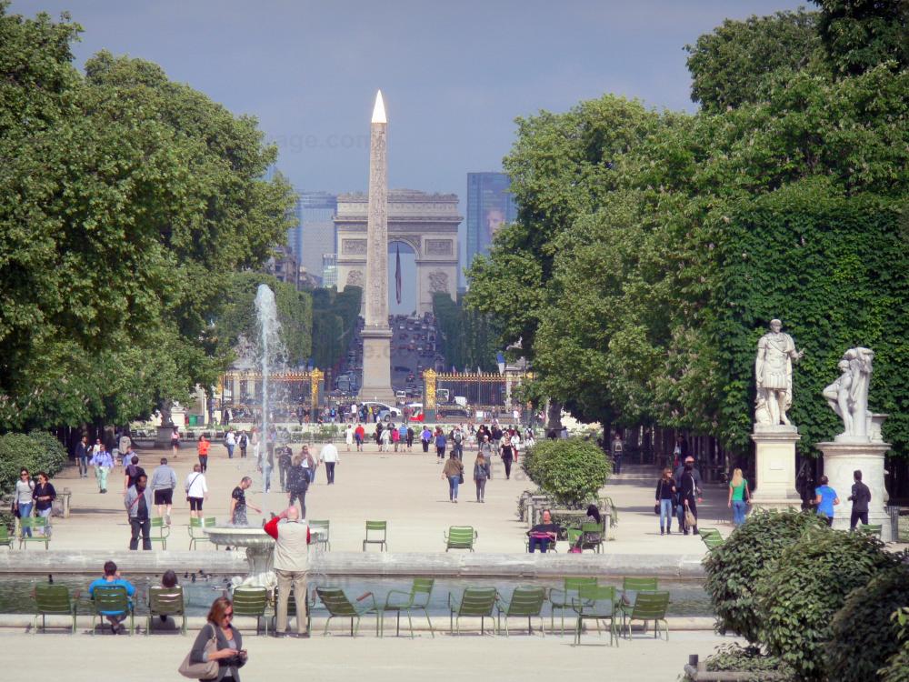 Jardin Des Tuileries Place De La Concorde Paris France Photos - The Tuileries Garden - Tourism & Holiday Guide