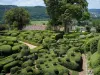 Tuinen van Marqueyssac - Box bomen, in de Dordogne vallei, in de Perigord