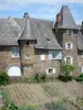 Uzerche - Château Tayac en moestuin
