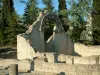 Vaison-la-Romaine - Archeological site: Gallo-Roman remains (ancient ruins) of the Villasse district (arch of Thermal baths)