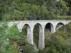 Valbonnais - Viaducto Buena arbolado