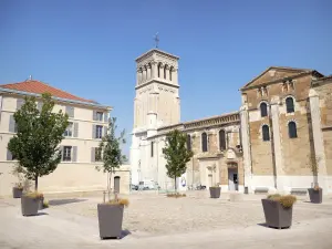 Valence - Vorplatz der Kathedrale Saint-Apollinaire