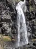 Valgaudemar - Vallée du Valgaudemar : cascade du Casset (chute d'eau) ; dans le Parc National des Écrins (massif des Écrins)